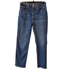 Levi's Wedgie Straight Button Fly Jeans Size 29 x 28